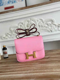 Hermes Constance Epsom Leather 19cm Pink Gold H082209