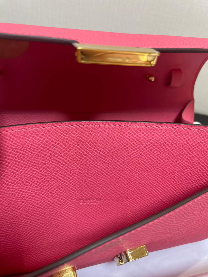 Hermes Constance Long To Go wallet H080126 plum gold