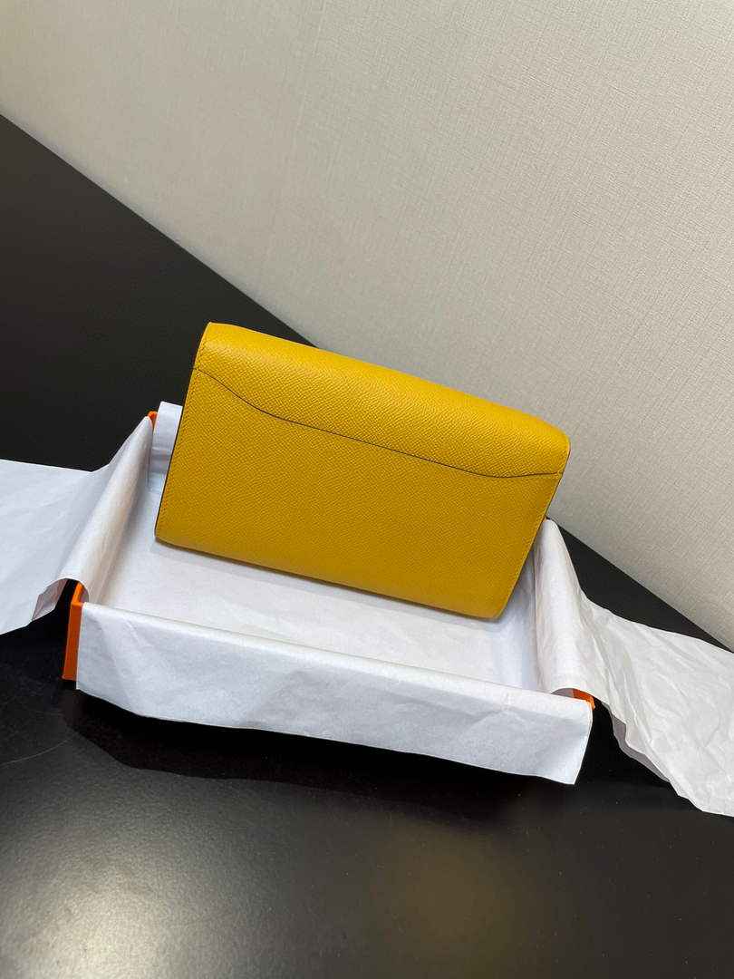 Hermes Constance Long To Go wallet H080126 yellow gold