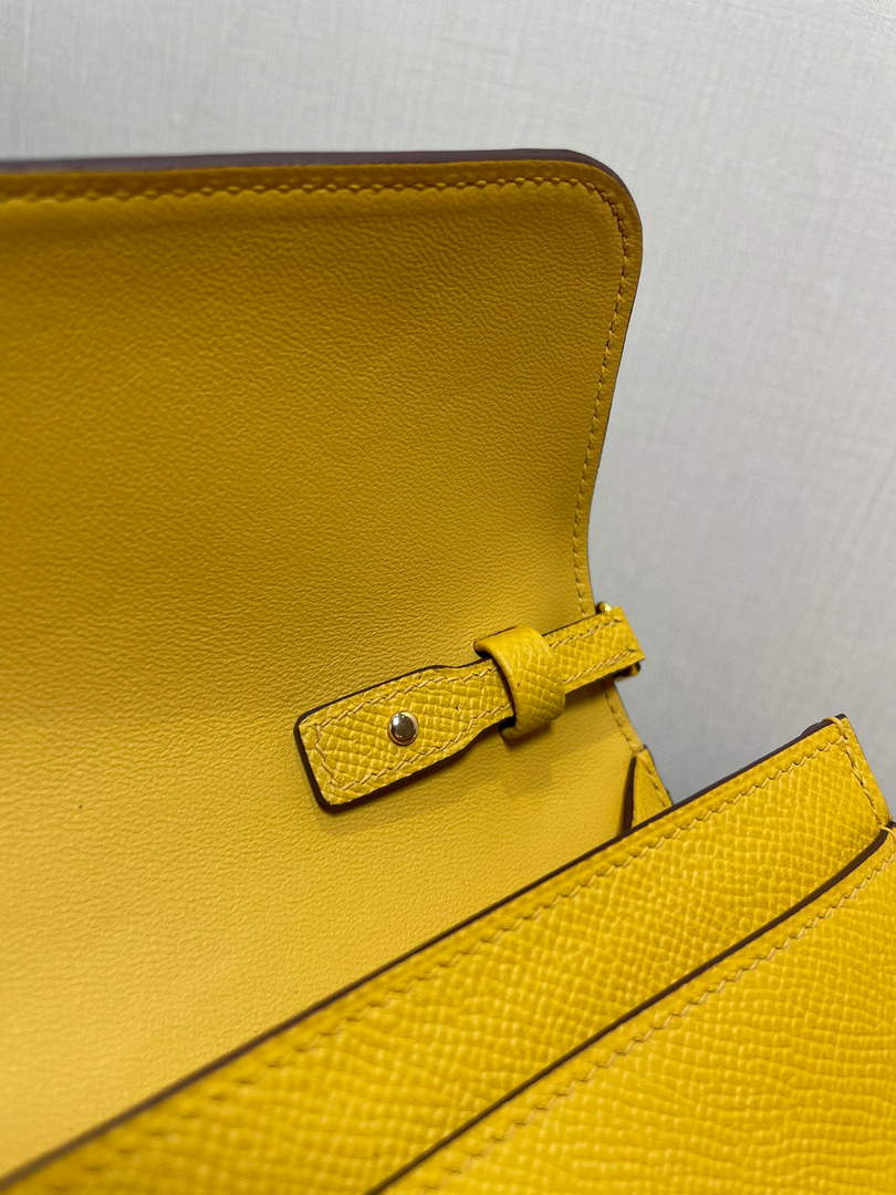 Hermes Constance Long To Go wallet H080126 yellow gold