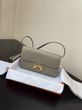 Hermes Constance Long To Go wallet H080126 gray gold