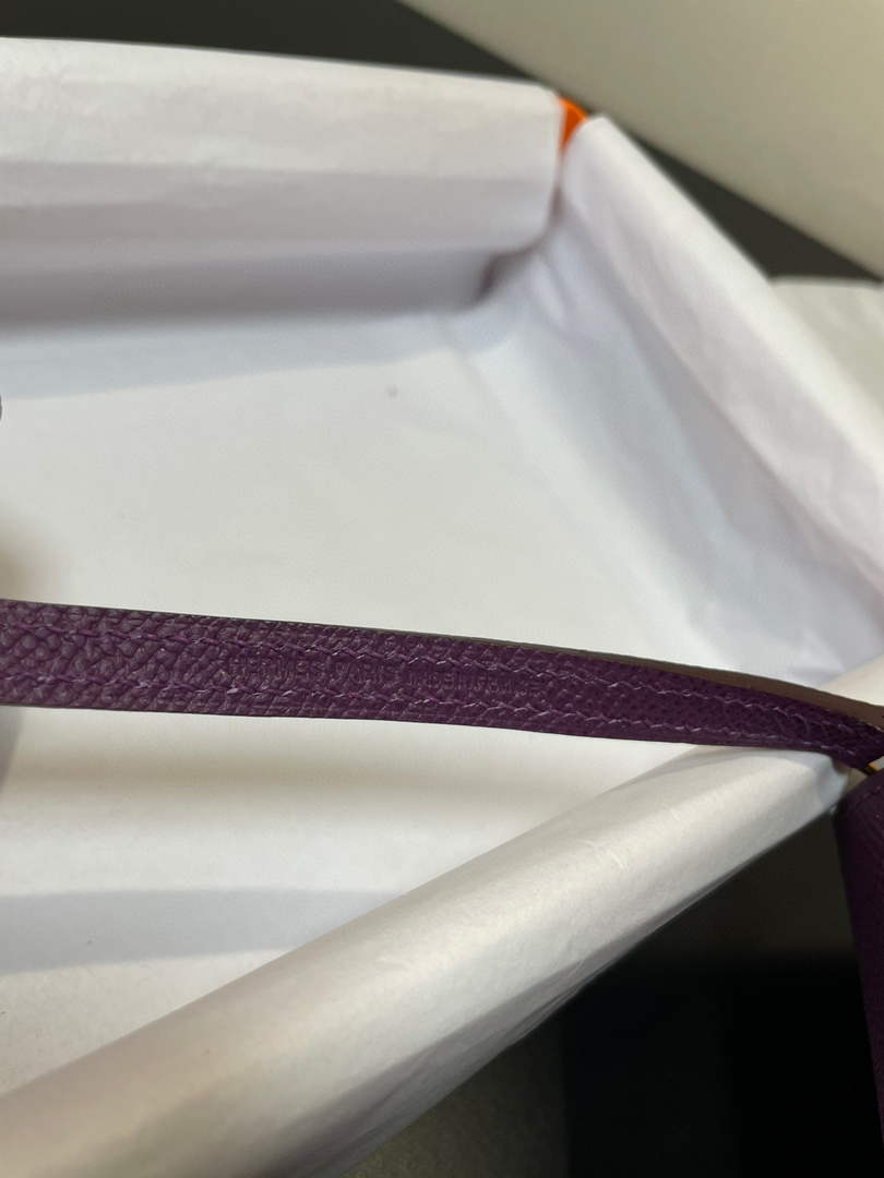 Hermes Constance Long To Go wallet H080126 Purple Gold