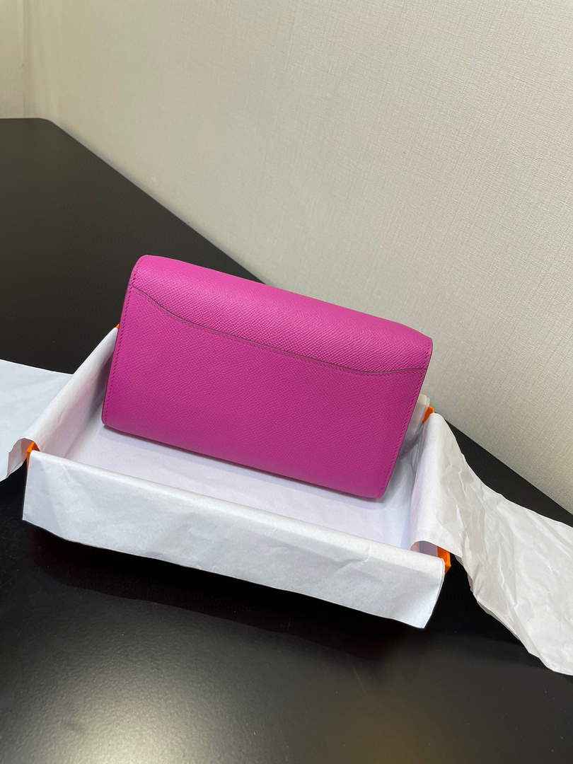 Hermes Constance Long To Go wallet H080126 purpel gold