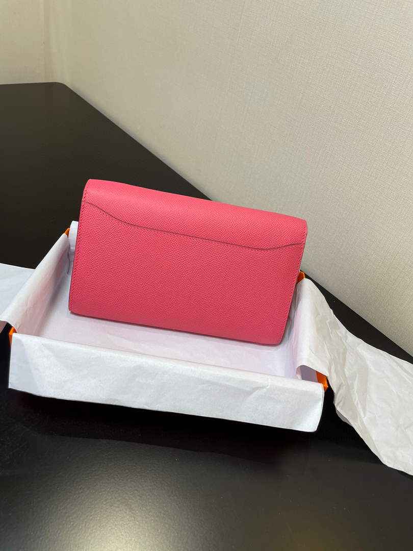 Hermes Constance Long To Go wallet H080126 plum gold