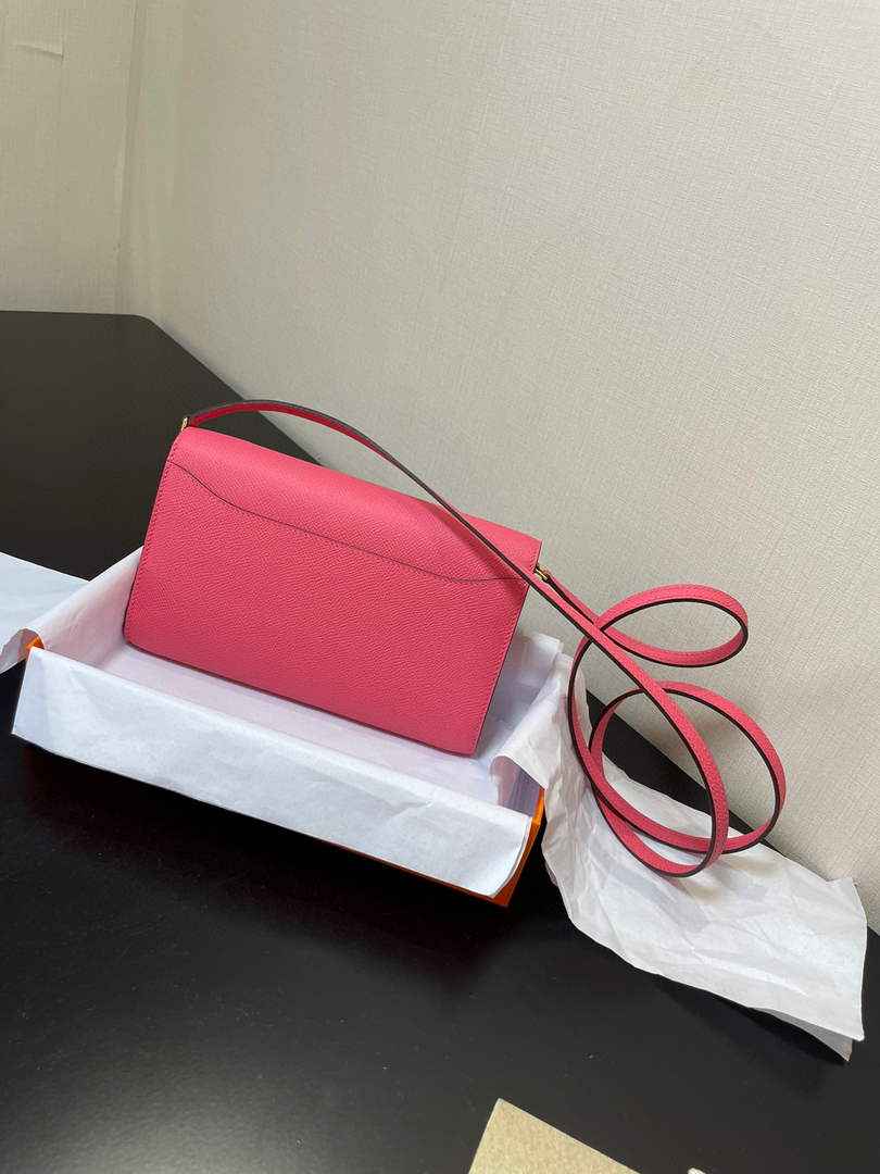 Hermes Constance Long To Go wallet H080126 plum gold