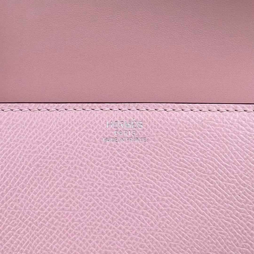 Hermès Della Cavalleria Elan Bag in Pink Epsom Calfskin Silver Hardware
