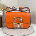 Hermès Della Cavalleria Elan Bag in Orange Epsom Calfskin Gold Hardware