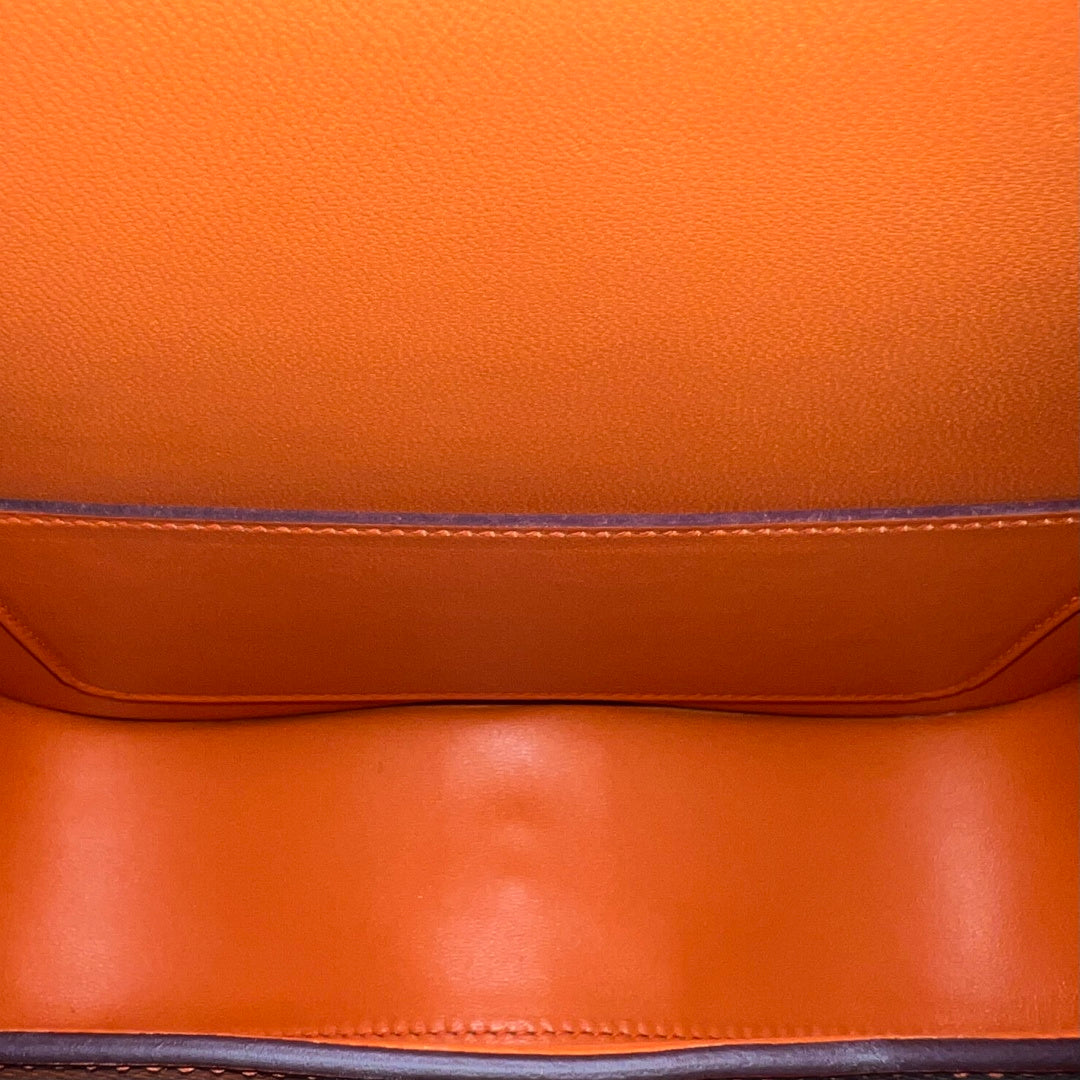 Hermès Della Cavalleria Elan Bag in Orange Epsom Calfskin Gold Hardware