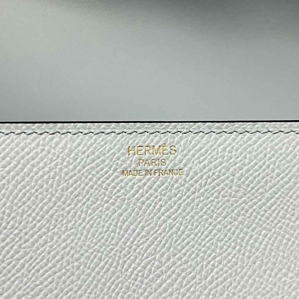Hermès Della Cavalleria Elan Bag in Light Blue Epsom Calfskin Gold Hardware