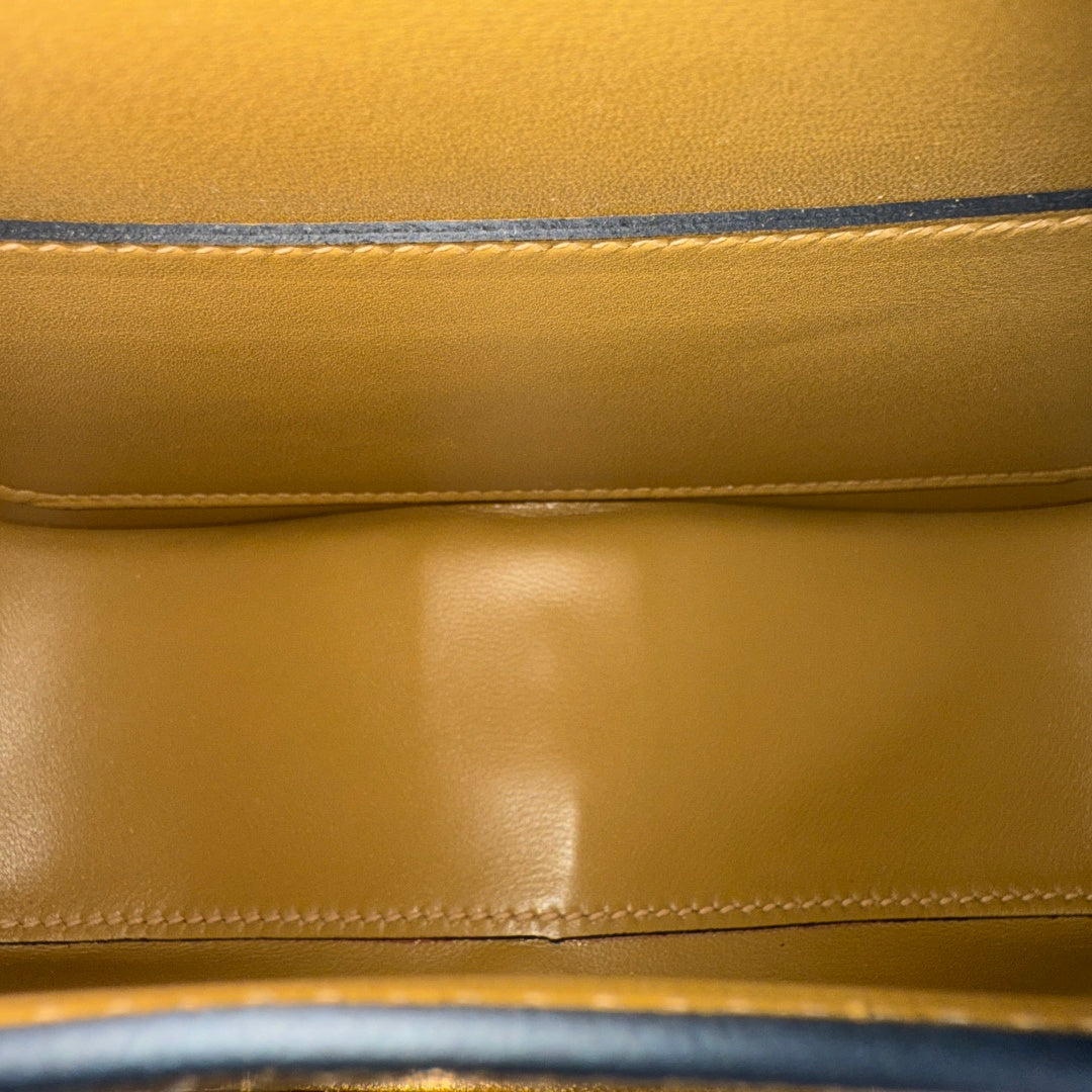 Hermès Della Cavalleria Elan Bag in Apricot Epsom Calfskin Gold Hardware