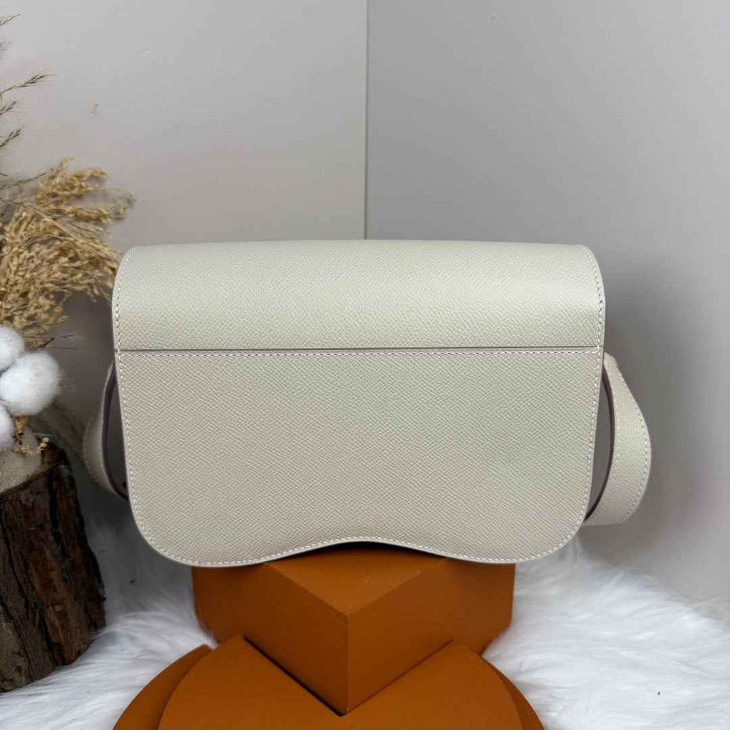 Hermès Della Cavalleria Elan Bag in Beige Epsom Calfskin Gold Hardware