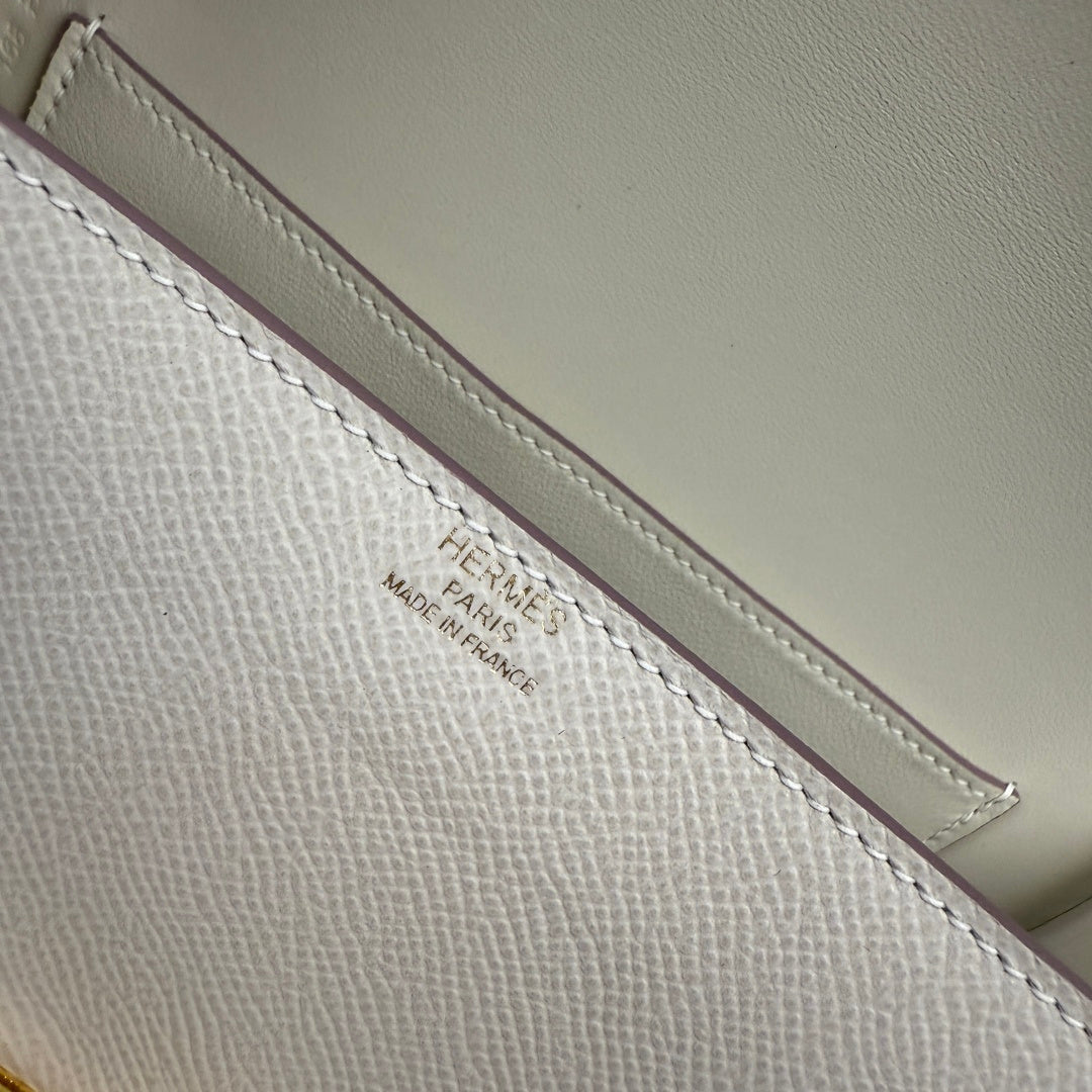 Hermès Della Cavalleria Elan Bag in Beige Epsom Calfskin Gold Hardware