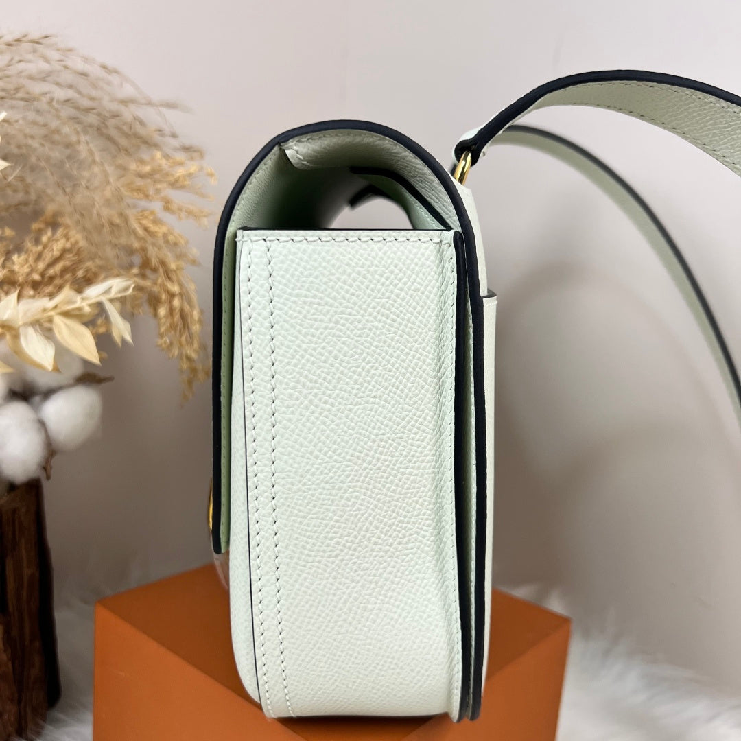 Hermès Della Cavalleria Mini Bag Light Green Epsom Calfskin Gold Hardware