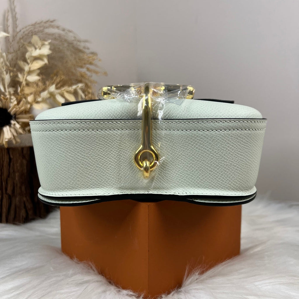 Hermès Della Cavalleria Mini Bag Light Green Epsom Calfskin Gold Hardware