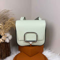 Hermès Della Cavalleria Mini Bag Light Blue Epsom Calfskin Silver Hardware
