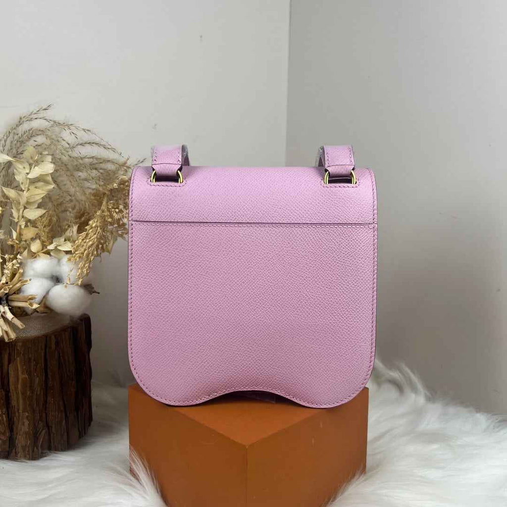 Hermès Della Cavalleria Mini Bag Pink Epsom Calfskin Gold Hardware