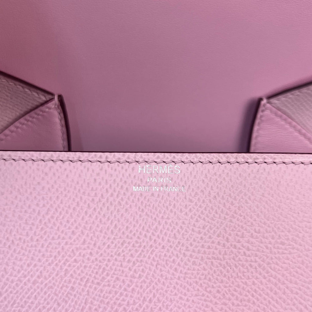 Hermès Della Cavalleria Mini Bag Pink Epsom Calfskin Silver Hardware