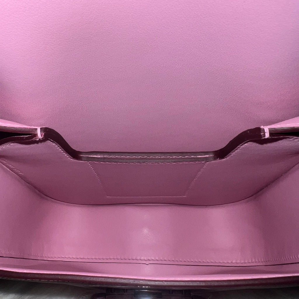 Hermès Della Cavalleria Mini Bag Pink Epsom Calfskin Silver Hardware
