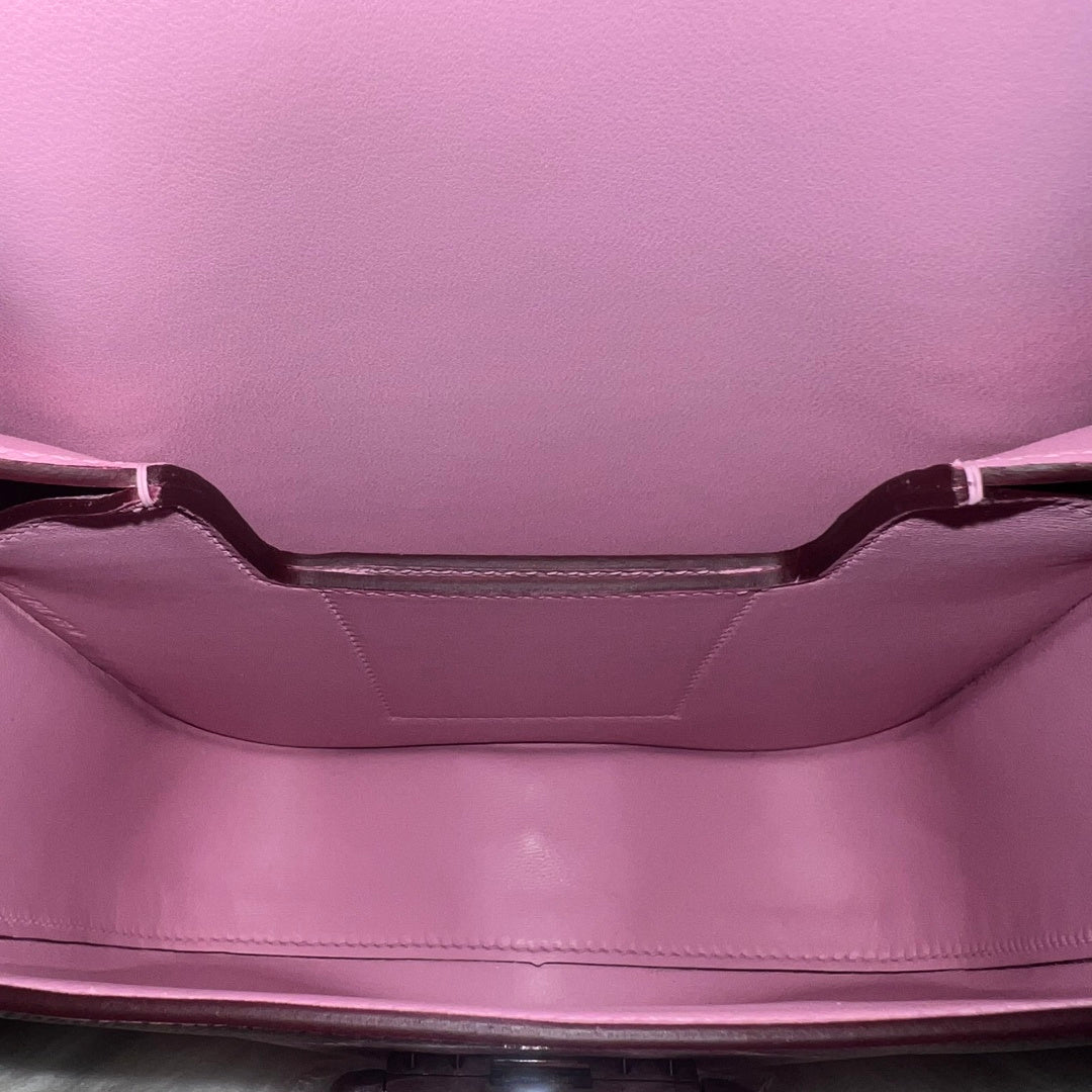 Hermès Della Cavalleria Mini Bag Pink Epsom Calfskin Silver Hardware