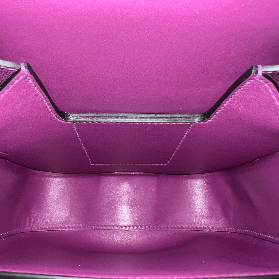 Hermès Della Cavalleria Mini Bag Purple Epsom Calfskin Gold Hardware