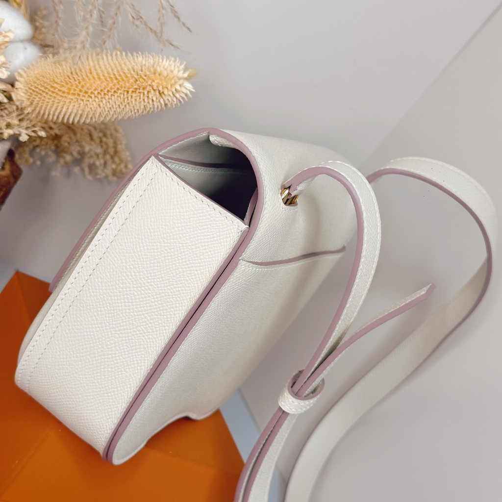 Hermès Della Cavalleria mini bag h085260 beige epsom leather gold