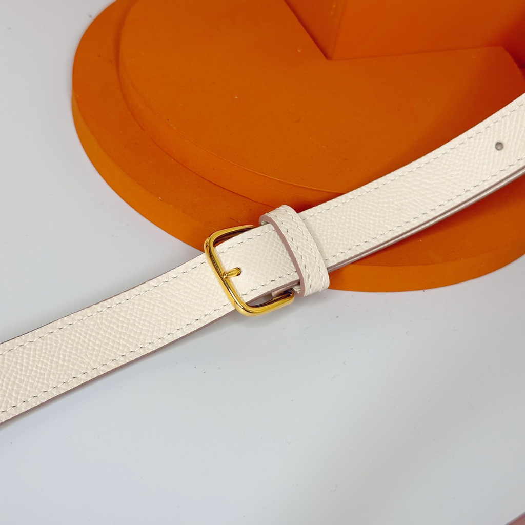 Hermès Della Cavalleria mini bag h085260 beige epsom leather gold