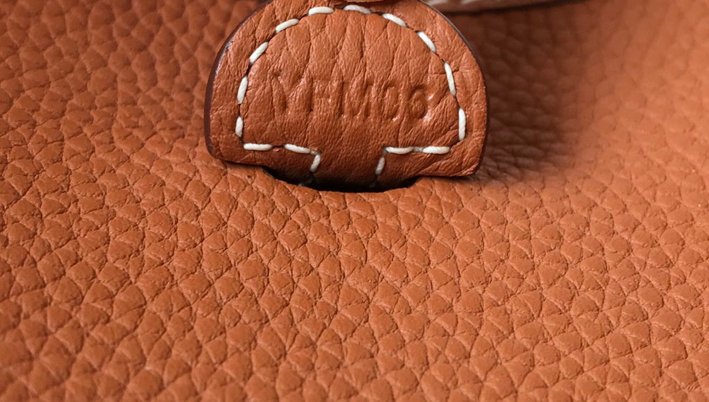 Hermes Evelyne III 18 Togo Leather Crossbody half Handmade Bag Gold Camel