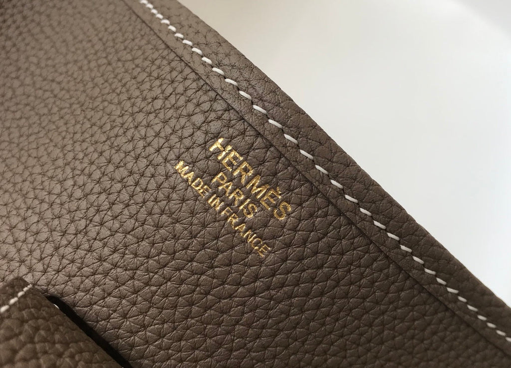 Hermès Evelyne III 29 Bag Taurillon Clemence Gray