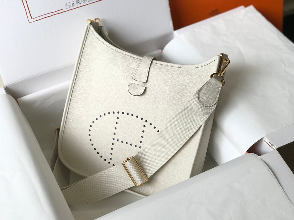 Hermès Evelyne III 29 Bag Taurillon Clemence Beige