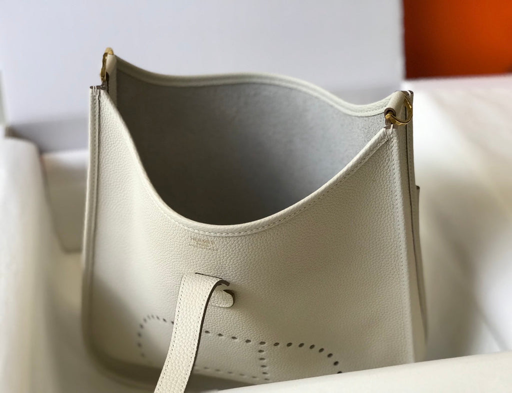 Hermès Evelyne III 29 Bag Taurillon Clemence Beige