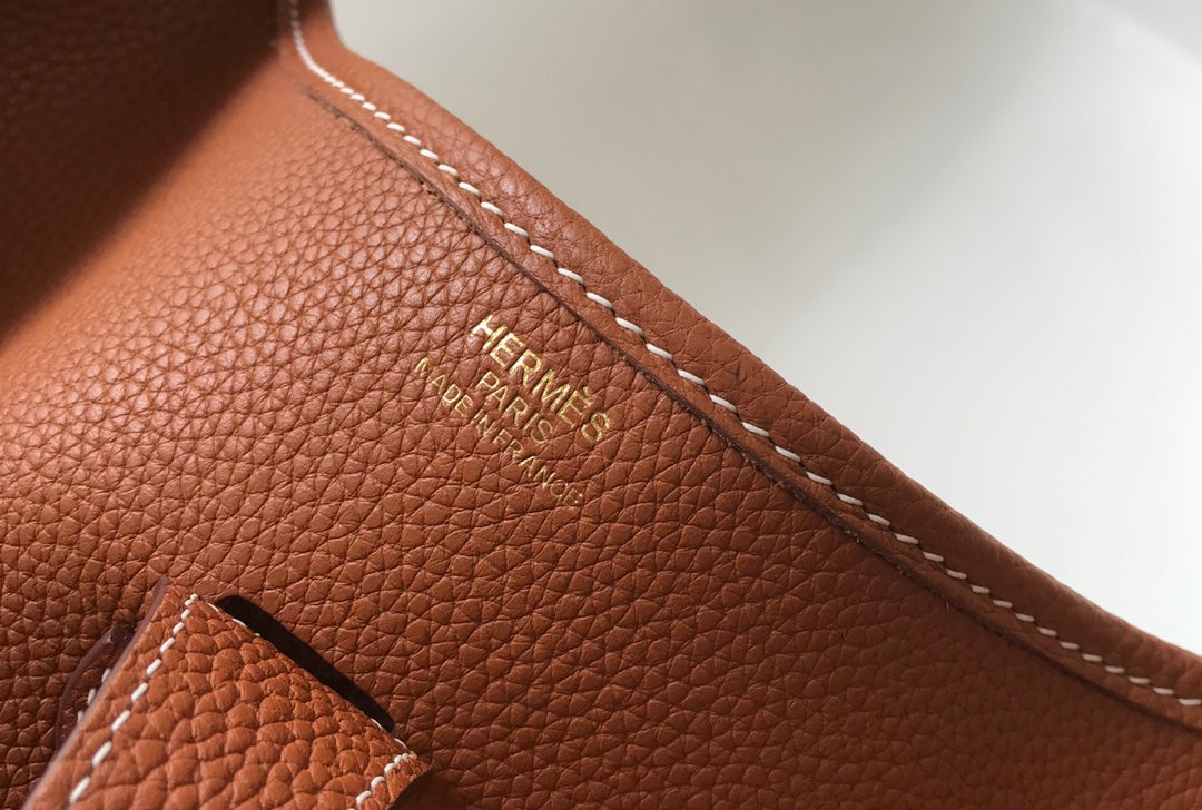 Hermès Evelyne III 29 Bag Taurillon Clemence Brown
