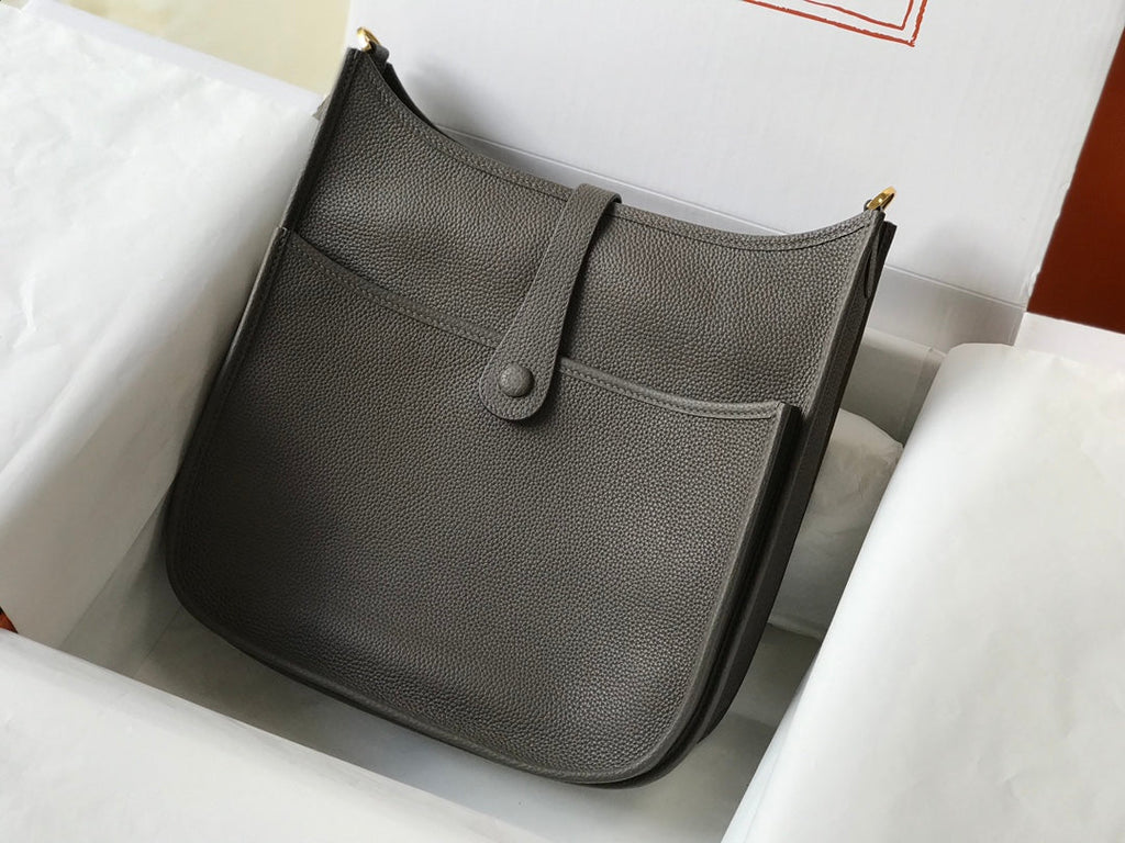 Hermès Evelyne III 29 Bag Taurillon Clemence Dark Green