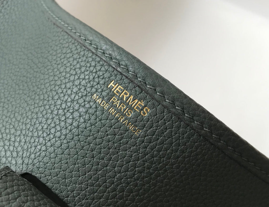 Hermès Evelyne III 29 Bag Taurillon Clemence Green