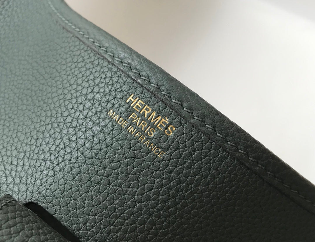 Hermès Evelyne III 29 Bag Taurillon Clemence Green