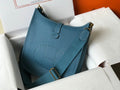 Hermès Evelyne III 29 Taurillon Clemence Bag Half Hand Blue Gold