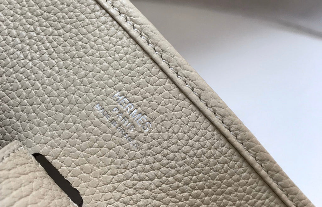 Hermès Evelyne III 29 Taurillon Clemence Shoulder Bag Ligth Gray Silver