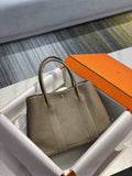 Hermes Garden Party 30 bag Dark Gray Togo leather