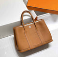 Hermes Garden Party 30 bag Light Brown Togo leather