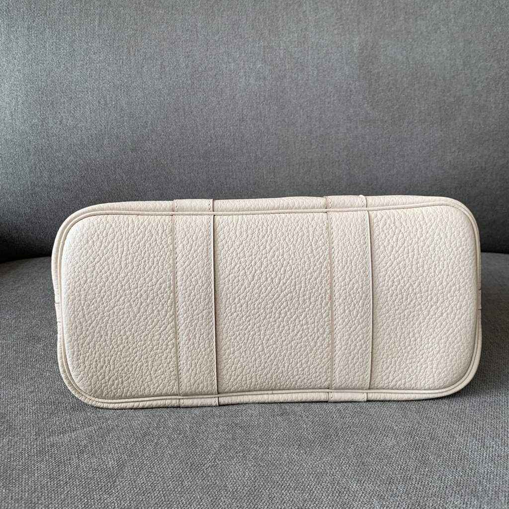 Hermes Garden Party 30 bag Negonda calfskin Beige