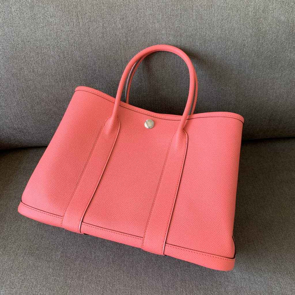 Hermes Garden Party 30 bag Epsom leather Pink