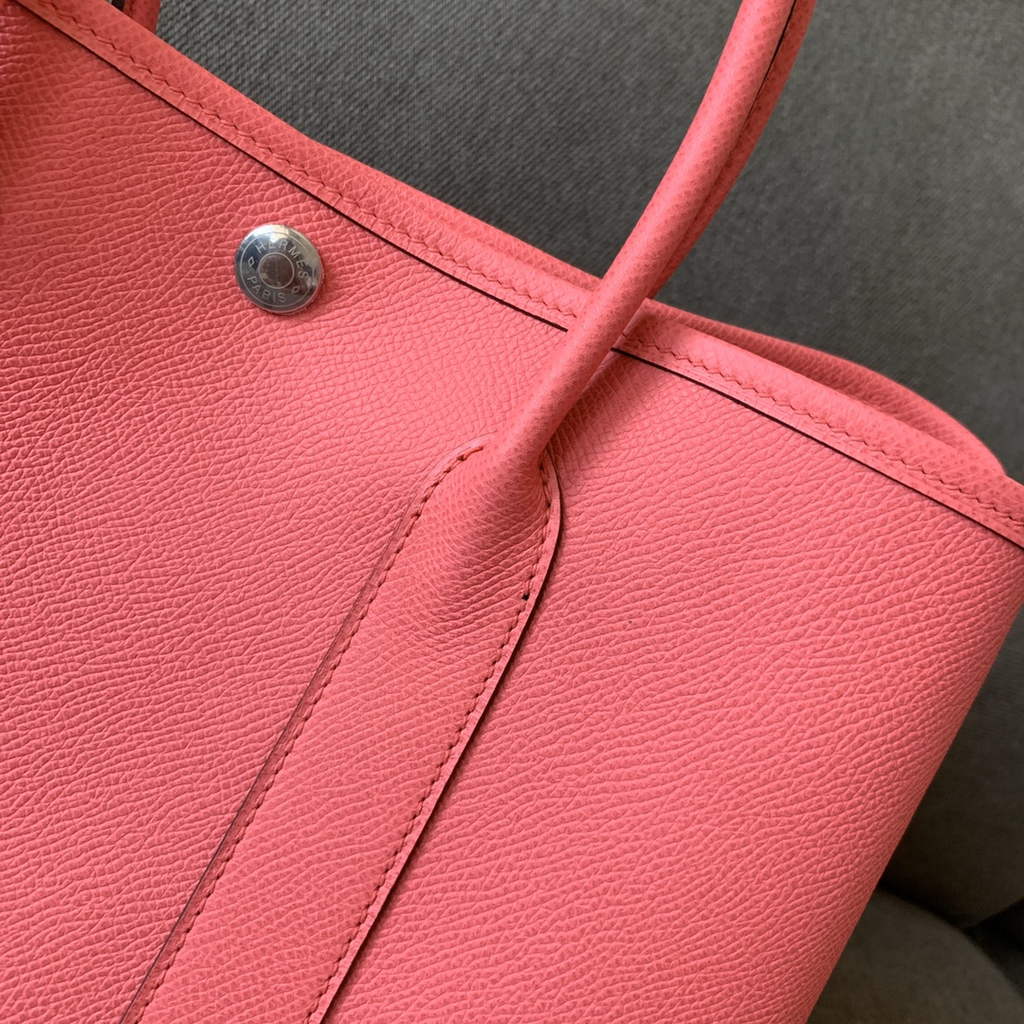 Hermes Garden Party 30 bag Epsom leather Pink