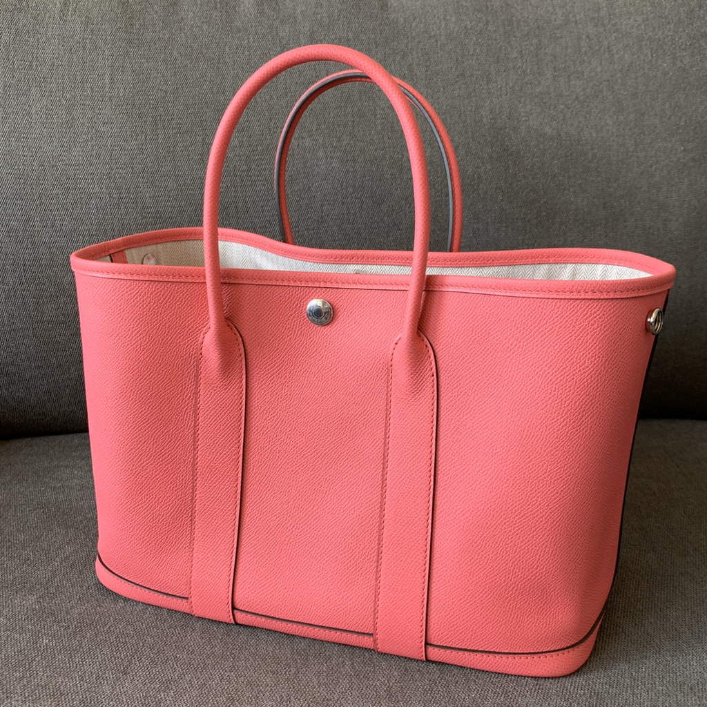 Hermes Garden Party 30 bag Epsom leather Pink