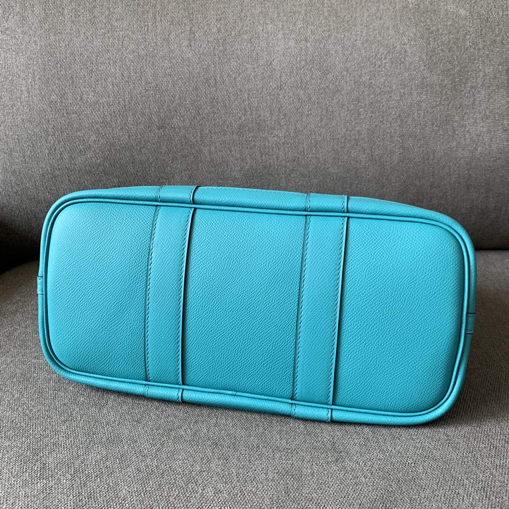 Hermes Garden Party 30 bag Epsom leather Blue