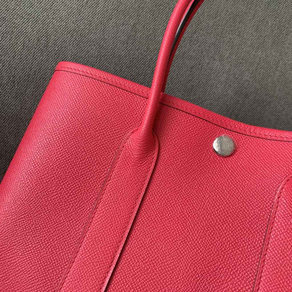Hermes Garden Party 30 bag Epsom leather Plum