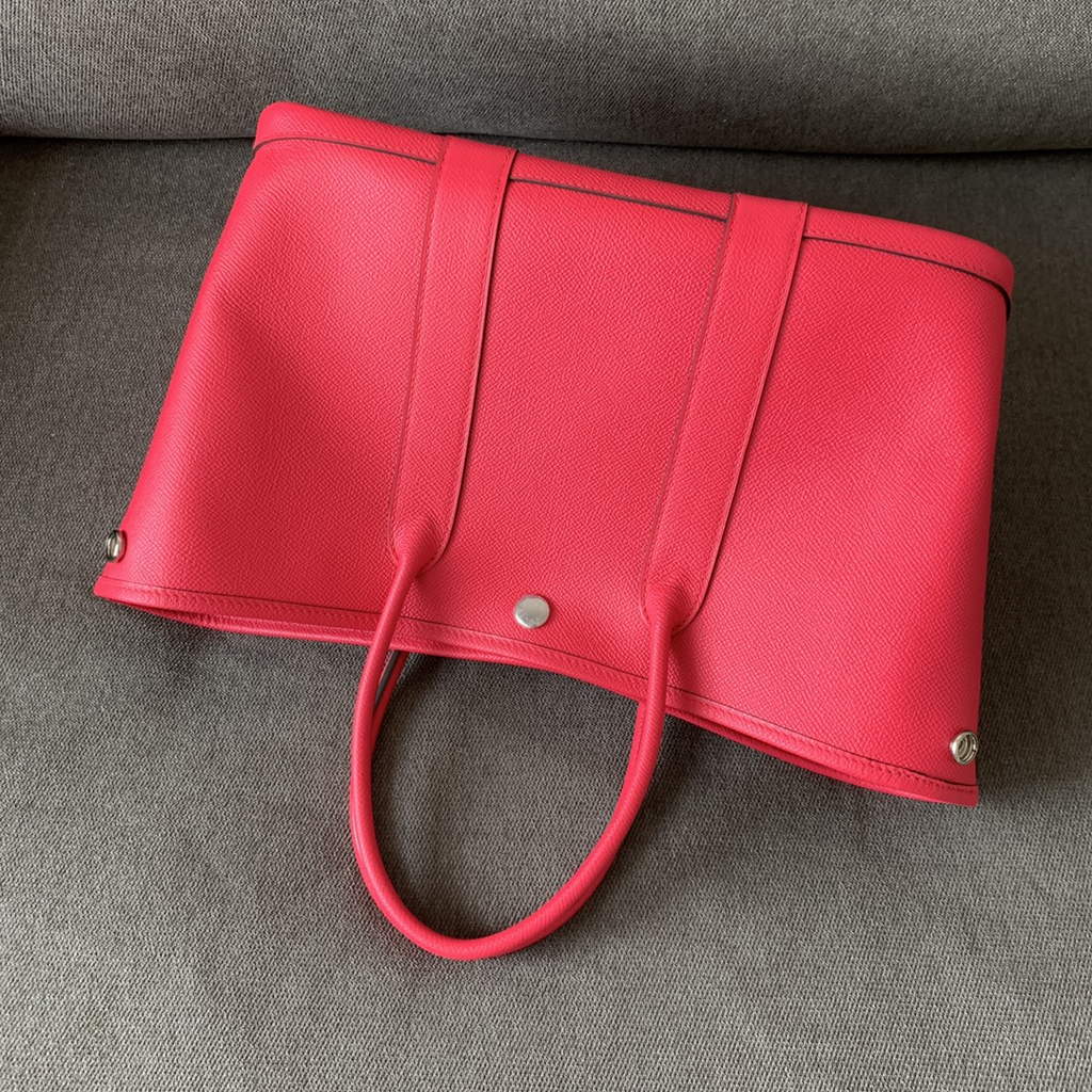 Hermes Garden Party 30 bag Epsom leather Plum
