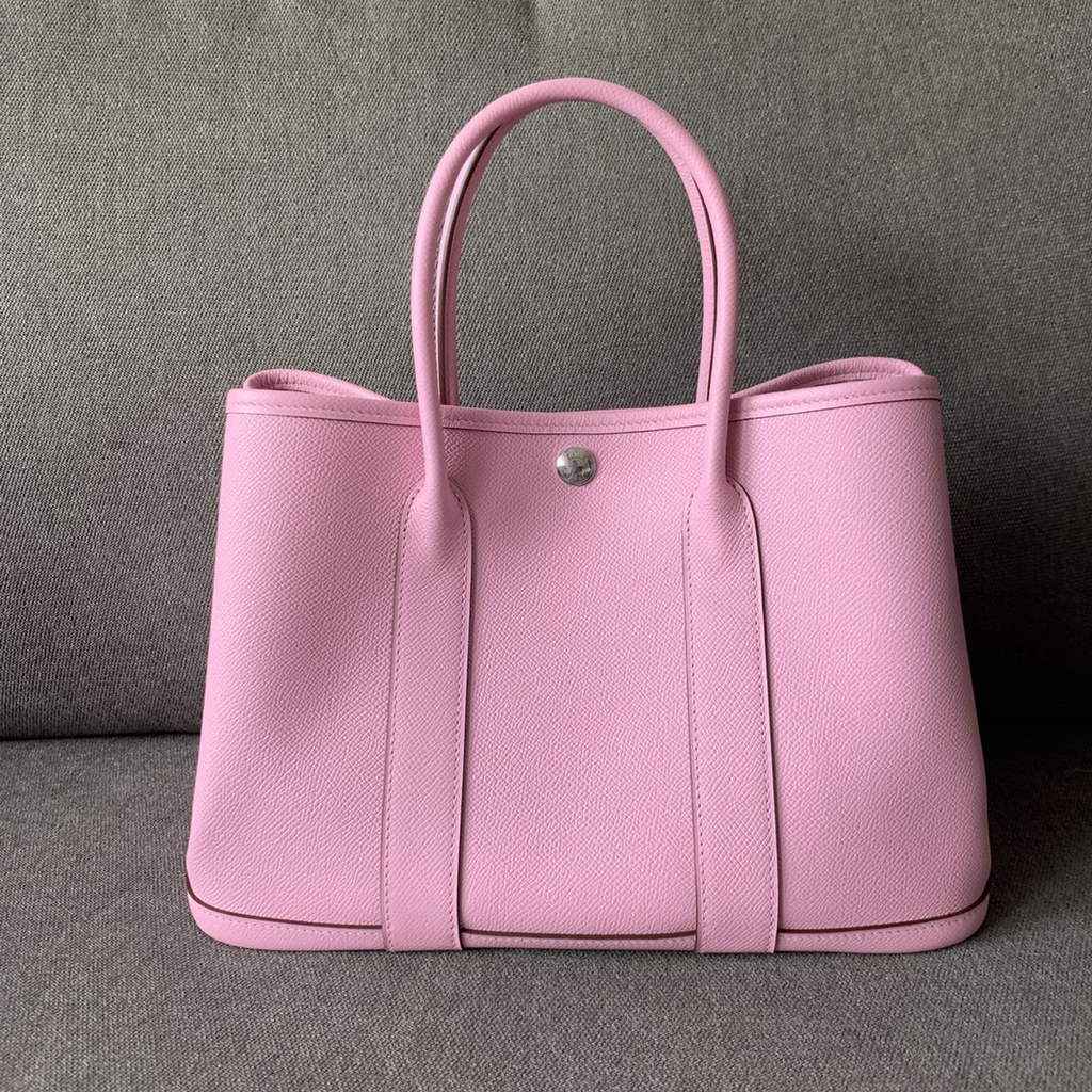 Hermes Garden Party 30 bag Epsom leather Purple
