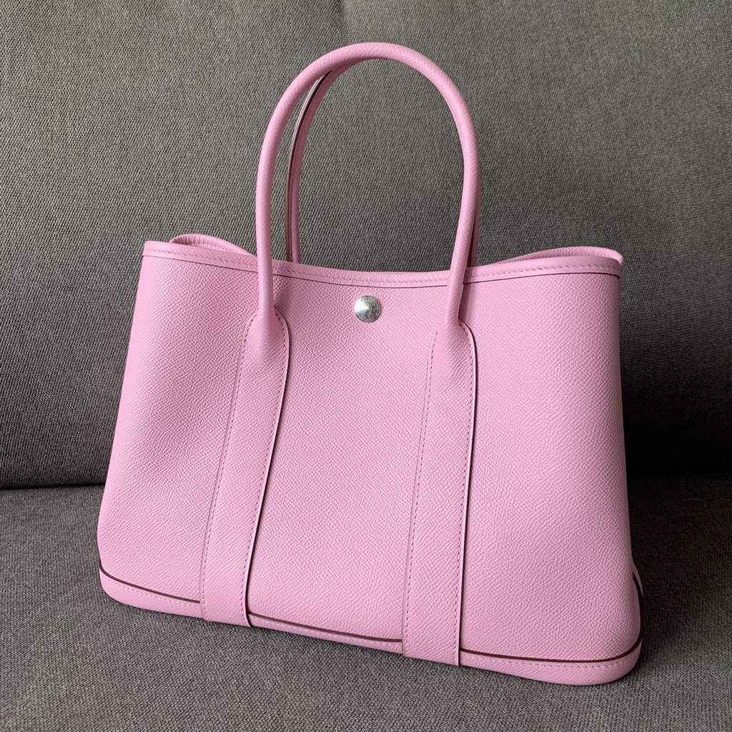 Hermes Garden Party 30 bag Epsom leather Purple