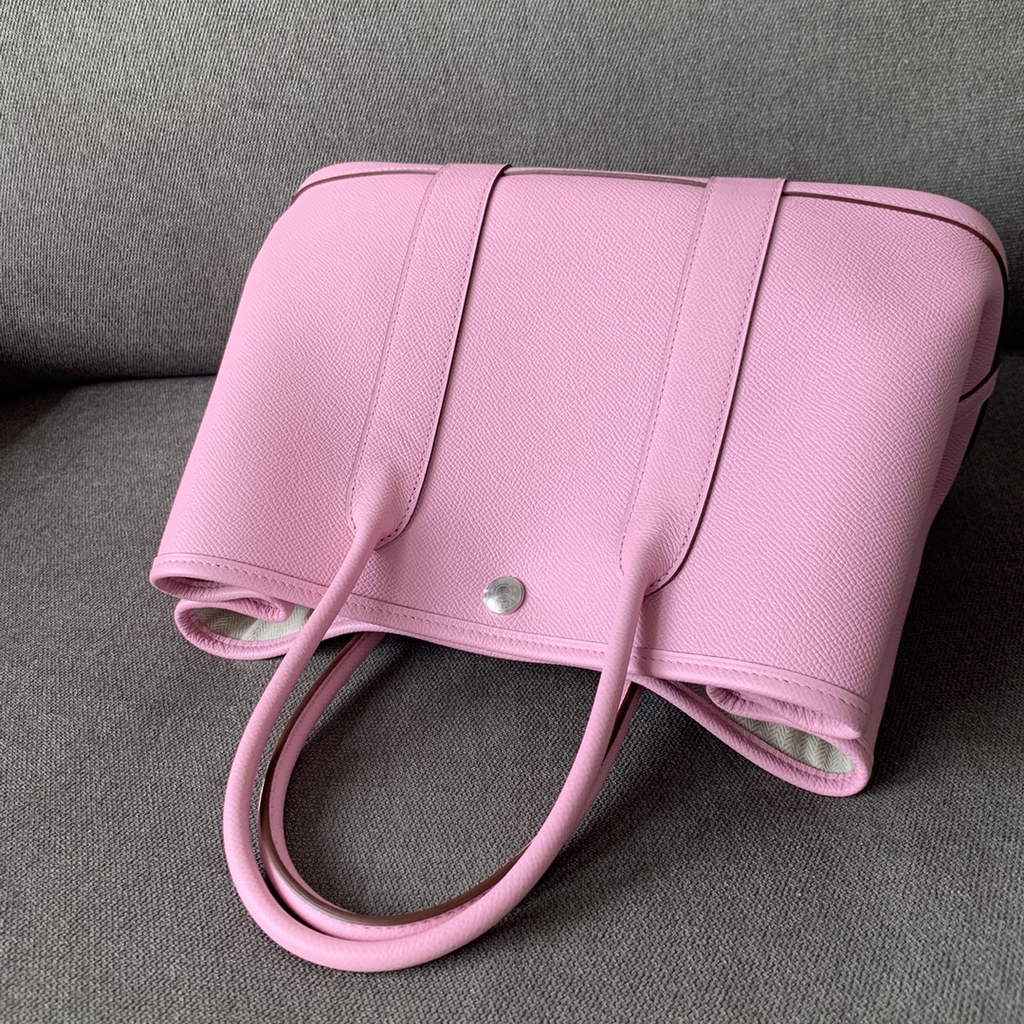 Hermes Garden Party 30 bag Epsom leather Purple