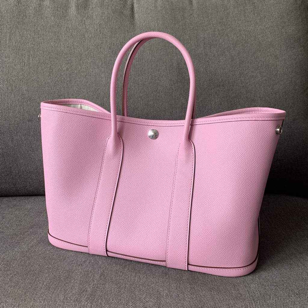 Hermes Garden Party 30 bag Epsom leather Purple