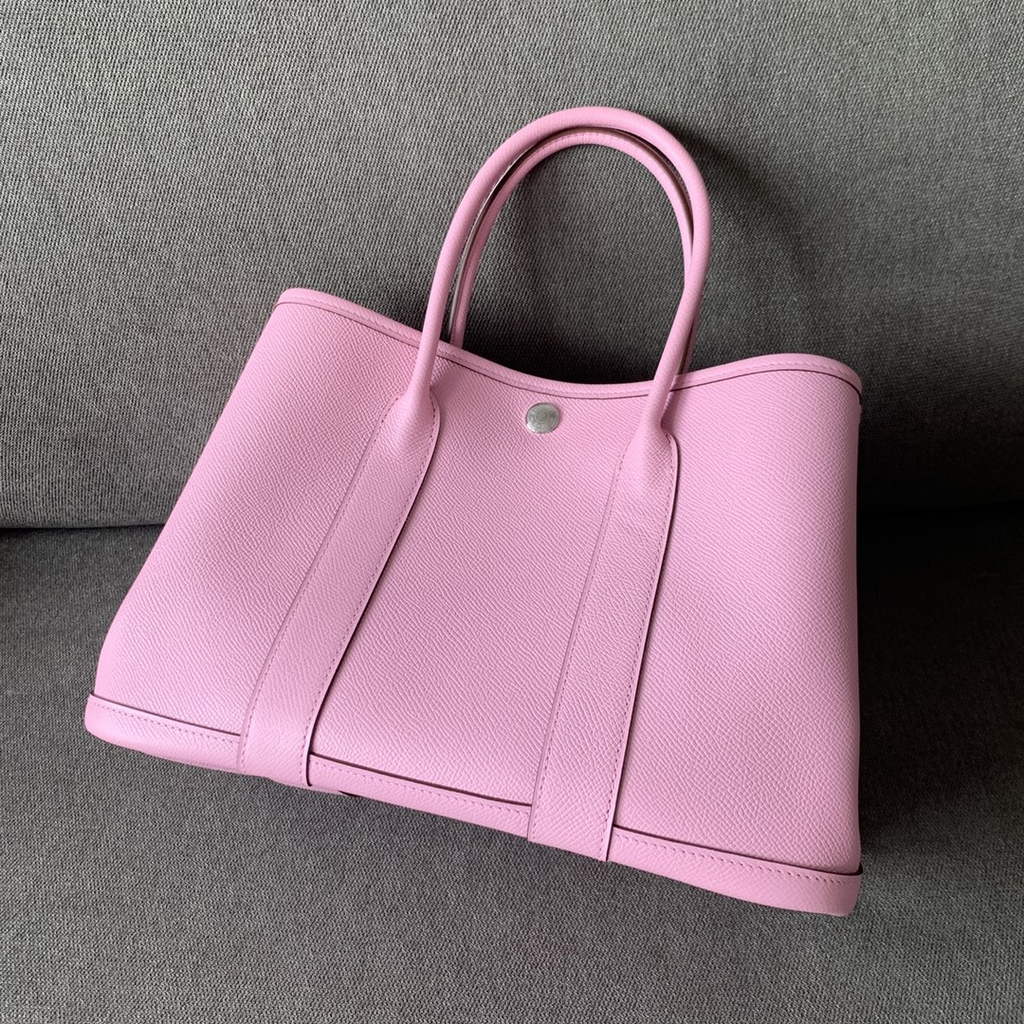 Hermes Garden Party 30 bag Epsom leather Purple
